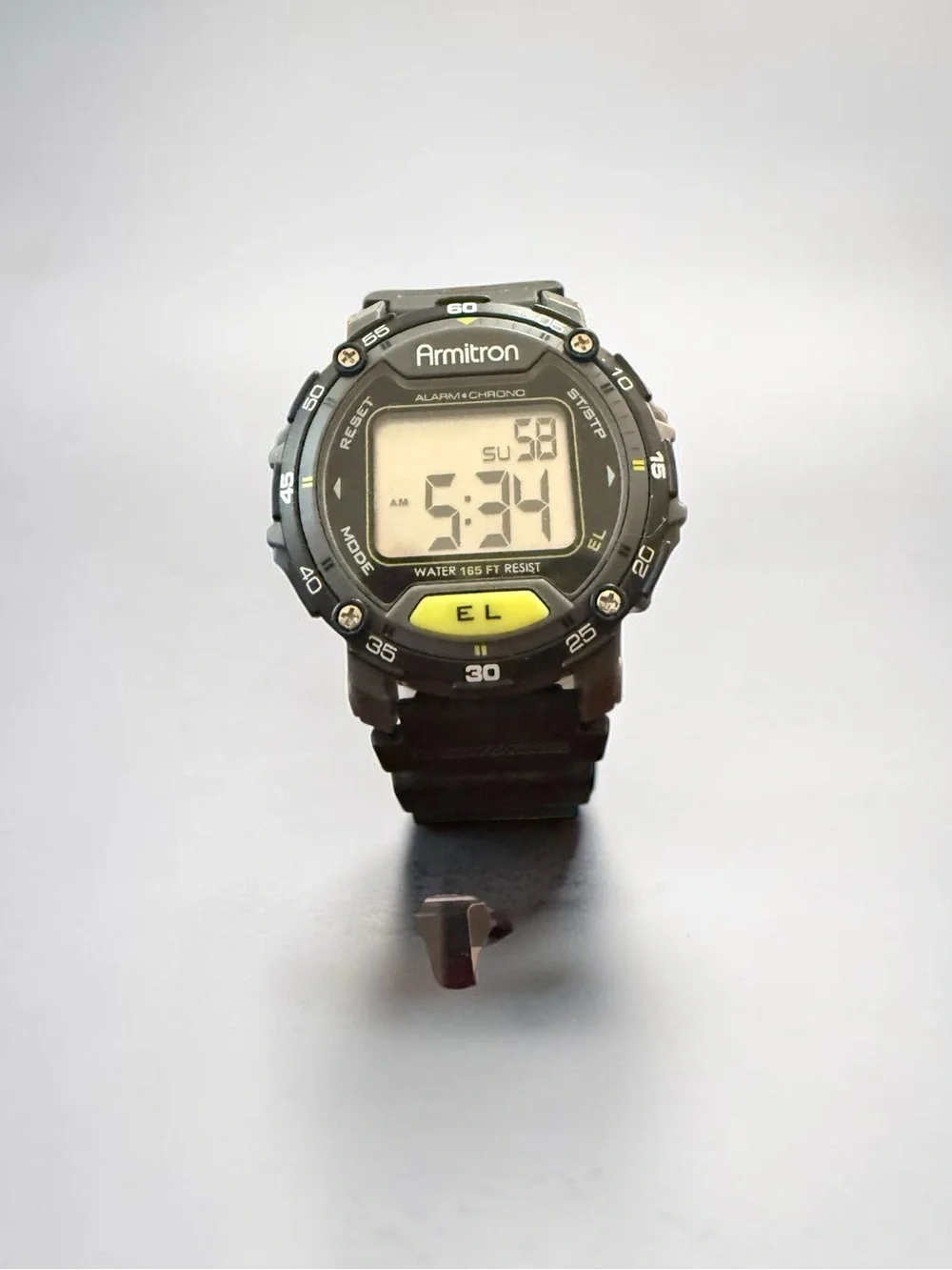Armitron All-Sport Digital Watch 40/8318 Alarm Chrono EL Backlight Working